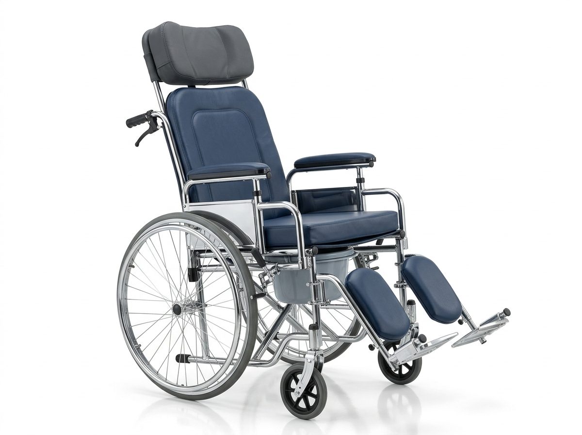 Recliner Commode Wheelchair